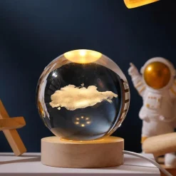 Kristallkugel-Nachtlicht – LED-Wohndekor-Akzent