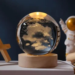 Kristallkugel-Nachtlicht – LED-Wohndekor-Akzent