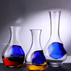 Kristall-Sake-Glas-Set – Elegantes Hamsternest-Dekanter-Trinkgeschirr