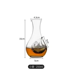 Kristall-Sake-Glas-Set – Elegantes Hamsternest-Dekanter-Trinkgeschirr