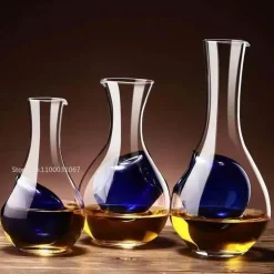 Kristall-Sake-Glas-Set – Elegantes Hamsternest-Dekanter-Trinkgeschirr