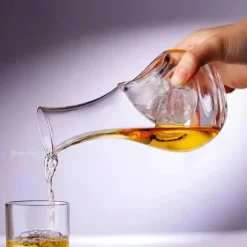 Kristall-Sake-Glas-Set – Elegantes Hamsternest-Dekanter-Trinkgeschirr