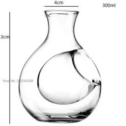 Kristall-Sake-Glas-Set – Elegantes Hamsternest-Dekanter-Trinkgeschirr