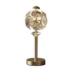 Kristall-Tischlampe – Elegante Luxusleuchte