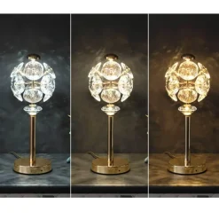Kristall-Tischlampe – Elegante Luxusleuchte
