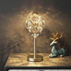 Kristall-Tischlampe – Elegante Luxusleuchte