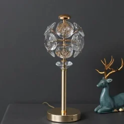 Kristall-Tischlampe – Elegante Luxusleuchte