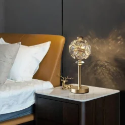 Kristall-Tischlampe – Elegante Luxusleuchte