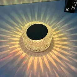 Kristall-Vogelnest-Tischlampe – Elegante Wohndekor-Beleuchtung