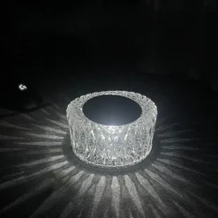 Kristall-Vogelnest-Tischlampe – Elegante Wohndekor-Beleuchtung