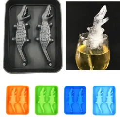 Krokodil-Eiswürfelbereiter – Lustige Eisform in Tierform