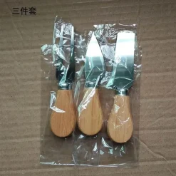 Käsemesser-Set aus Edelstahl – Werkzeuge mit Holzgriff