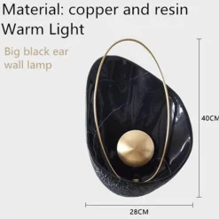 Küsten-Marmor-Muschel-Wandlampe – Elegante Strandbeleuchtung