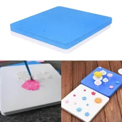 Kuchendekorationsmatte - Zuckerblumenwerkzeug mit 12 Löchern