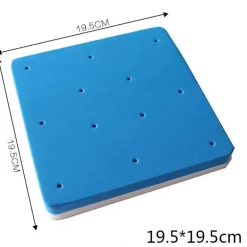 Kuchendekorationsmatte - Zuckerblumenwerkzeug mit 12 Löchern