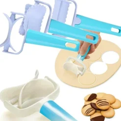 Kuchendekorations-Werkzeugset – 3-teiliges Teigschneider-Set