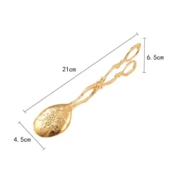 Kuchenzange aus Edelstahl – geprägtes Backutensil