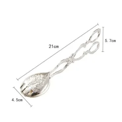 Kuchenzange aus Edelstahl – geprägtes Backutensil