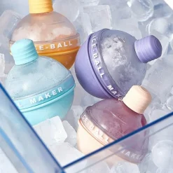 Kugelförmige Eiswürfelschale – Kreative Eisform für Getränke