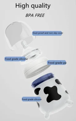 Kuh-Babyflasche – süßes Tierdesign für Kleinkinder