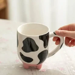 Kuhbecher - Kreative Kaffeetasse mit Rinderdesign
