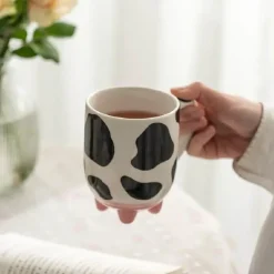 Kuhbecher - Kreative Kaffeetasse mit Rinderdesign