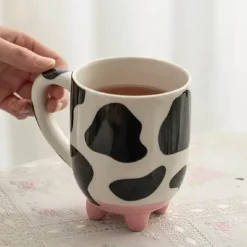 Kuhbecher - Kreative Kaffeetasse mit Rinderdesign