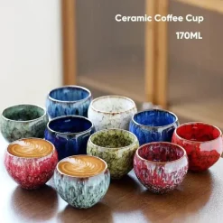 Kung-Fu-Tee-Kaffeetasse aus Keramik – 170 ml Trinkgeschirr