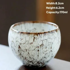 Kung-Fu-Tee-Kaffeetasse aus Keramik – 170 ml Trinkgeschirr