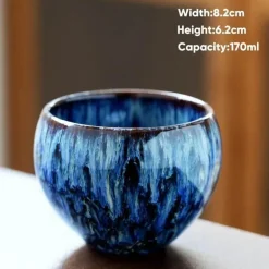 Kung-Fu-Tee-Kaffeetasse aus Keramik – 170 ml Trinkgeschirr