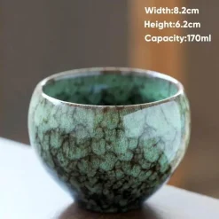 Kung-Fu-Tee-Kaffeetasse aus Keramik – 170 ml Trinkgeschirr