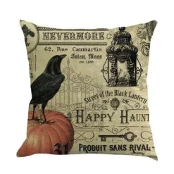 Kuschelige Hexen-Halloween-Kissenbezüge – Weiches Halloween-Dekor