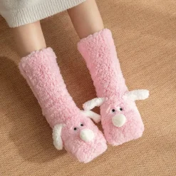 Kuschelige Sherpa-Socken – warme, flauschige Hausschuhsocken