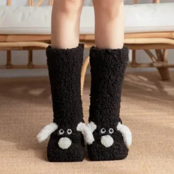 Kuschelige Sherpa-Socken – warme, flauschige Hausschuhsocken