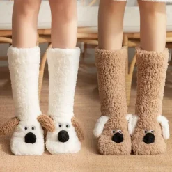 Kuschelige Sherpa-Socken – warme, flauschige Hausschuhsocken
