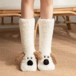 Kuschelige Sherpa-Socken – warme, flauschige Hausschuhsocken