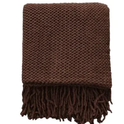 Kuschelige Strickdecke – Überwurf mit Quasten für Sofa oder Bett