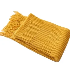 Kuschelige Strickdecke – Sofakomfort im Winter