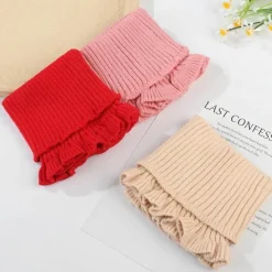 Kuscheliger Rollkragenschal aus Strick – Abnehmbares Kragen-Accessoire