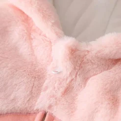 Kuscheliger Winterhasen-Baby-Overall – warmes Plüsch-Outfit