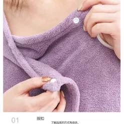 Kuscheliges tragbares Bademantelkleid - Lounge Robe