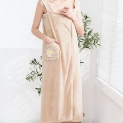 Kuscheliges tragbares Bademantelkleid - Lounge Robe