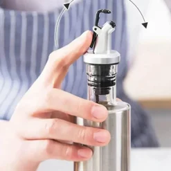 Öl- und Essigspender aus Edelstahl – auslaufsichere, langlebige Aufbewahrungsflasche
