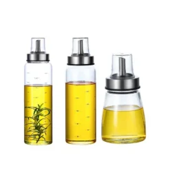 Öl- und Essigspender aus Glas – Gewürzflasche für die Küche
