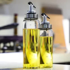 Öl- und Essigspender aus Glas – Gewürzflasche für die Küche