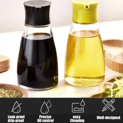 Öl- und Essigspender-Set – Edle Küchenflaschen für stilvolles Kochen und Essen