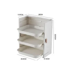 6-lagiger Speiseteller-Organizer - Küchenaufbewahrungsregal