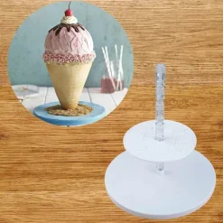 3-lagiges Tortenrahmen-Set – Tortendekorationswerkzeug zum Backen