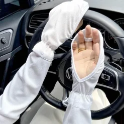 Langarmshirt mit Sonnenschutz – Sommertop aus Seide mit UV-Schutz