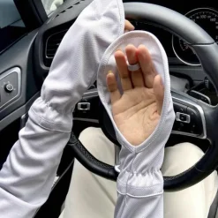 Langarmshirt mit Sonnenschutz – Sommertop aus Seide mit UV-Schutz